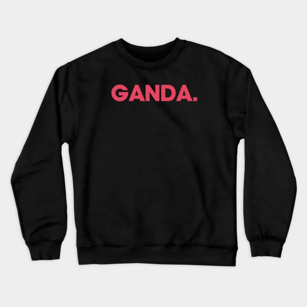 ganda  pinoy word tagalog Crewneck Sweatshirt by teemarket